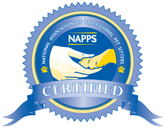 Certified badge with handshake symbol and blue ribbon.